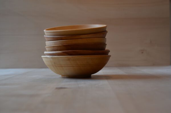 Grünholzschale Birnbaum, ø 16–18 cm