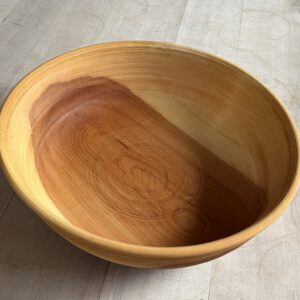 Grünholzschale Elsbeere,24cm,geölt,Nr.2