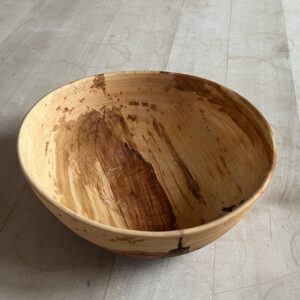 Grünholzschale Apfel,23cm,geölt,Nr.2