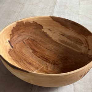 Grünholzschale Apfel,20cm,Nr.3
