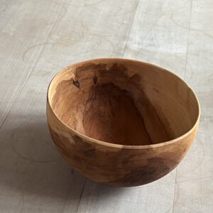 Grünholzschale Apfel,klei,13cm,geölt,Nr.5