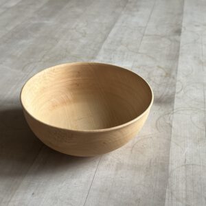 Grünholzschüssel Feldahorn,17cm,Bienenwachsfinish,Nr.3