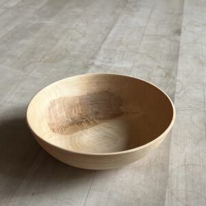 Grünholzschüssel Feldahorn,18cm,Bienenwachsfinish,Nr.4