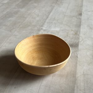Grünholzschale aus Feldahorn,16cm,Bienenwachsfinish,Nr.6