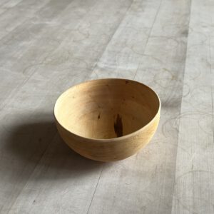 Grünholzschale aus Feldahorn,14cm,Bienenwachsfinish,14cm,Nr.7
