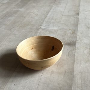 Grünholzschale Feldahorn,14cm,Bienenwachsfinish,Nr.8