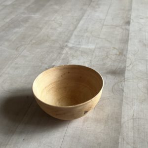 Grünholzschälchen aus Feldahorn,12cm,Bienenwachsfinish,Nr.9