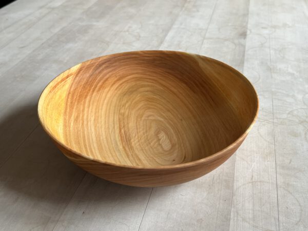 Grünholzschale aus Kirschbaum,26cm,geölt,Nr.1