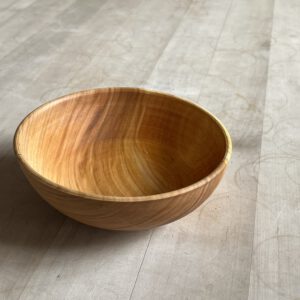 Grünholzschale Kirsche,19cm,geölt,Nr.4