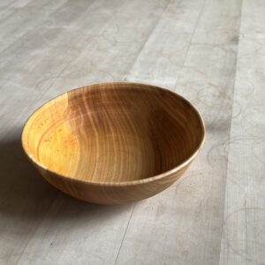 Grünholzschüssel aus Kirsche,18cm,geölt,Nr.5