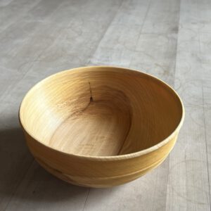 Grünholzschale aus Bergahorn,18cm,geölt,Nr.2